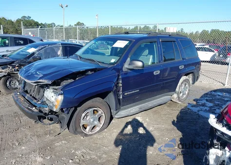 2003 Chevrolet Trailblazer Lt из США, поврежденный, VIN 1GNDT13S632302226